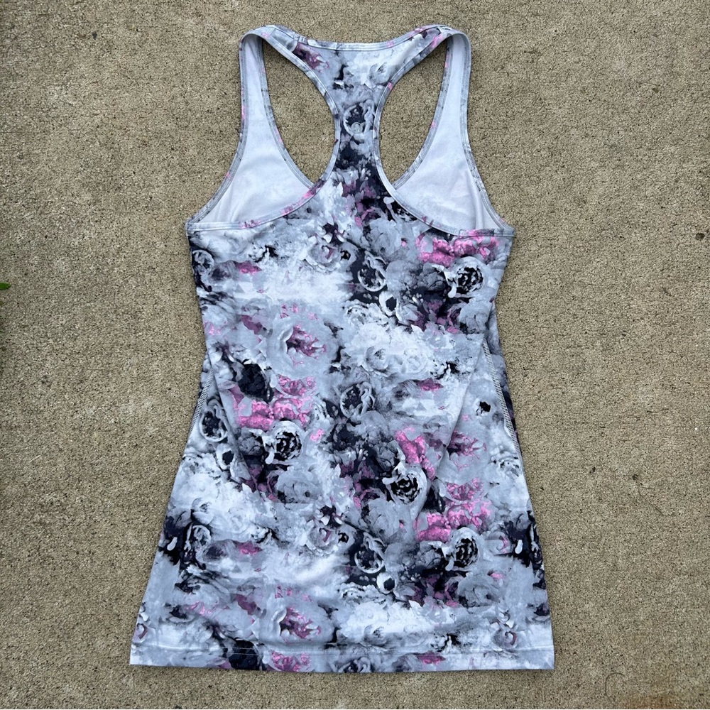 Lululemon floral racer back tank top